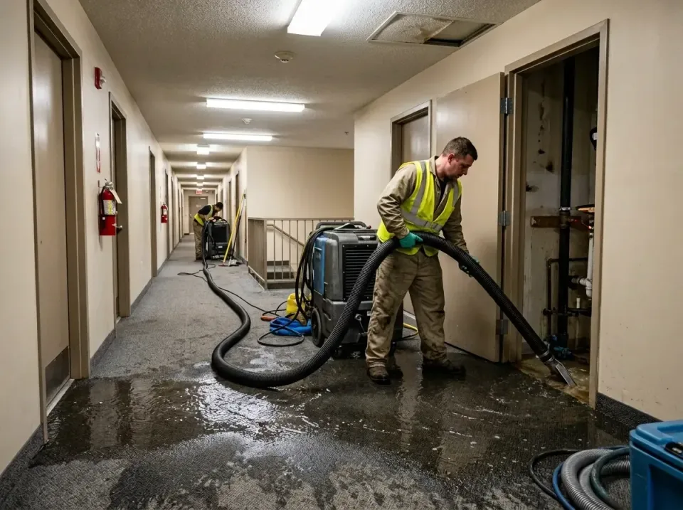 multi-unit-apartment-hallway-f-005 — frequently asked questions, Emergency Burst Pipe Water Extraction & Removal in Ohiovill…
